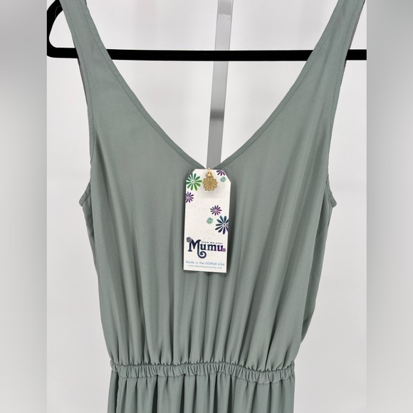 SHOW ME YOUR MUMU - Kendall Maxi Dress in Silver Sage - Picture 3 of 8